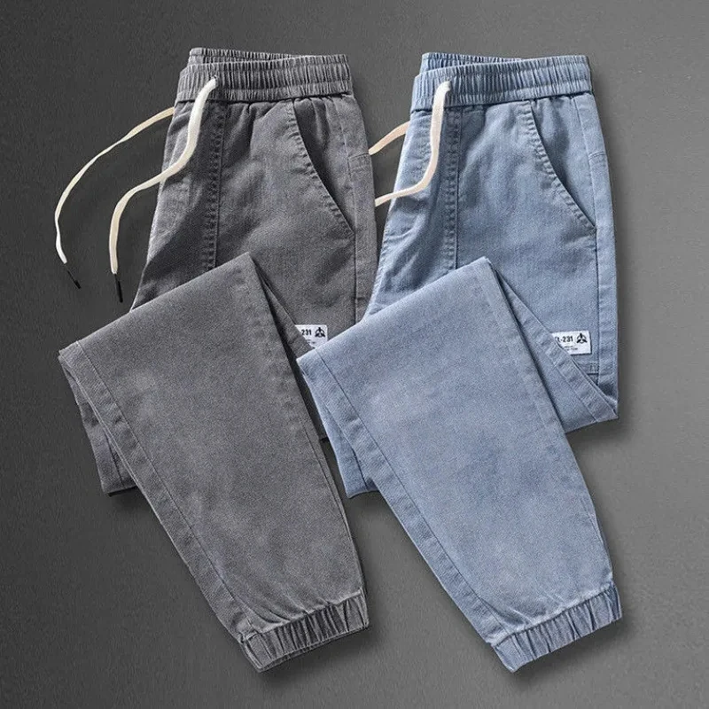 2023 Spring and Autumn New Fashion Trend Solid Color Elastic Pants Men's Casual Relaxed Comfortable Breathable Large Size Jeans
2023 Spring and Autumn New Fashion Trend Solid Color Elastic Pants Men's Casual Relaxed Comfortable Breathable Large Size Jeans