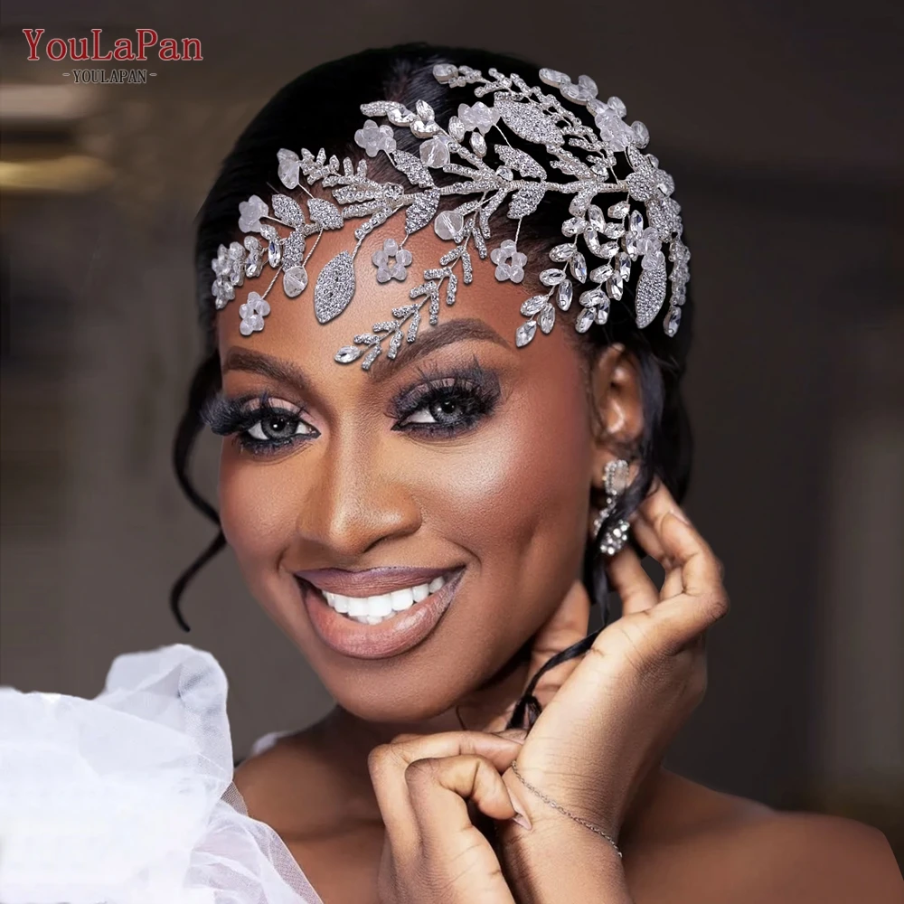 YouLaPan Luxury Bride Hair Pieces Silver Color Leaf Headband Rhinestone Wedding Headpieces Handmade Hair Accessories HP491
YouLaPan Luxury Bride Hair Pieces Silver Color Leaf Headband Rhinestone Wedding Headpieces Handmade Hair Accessories HP491