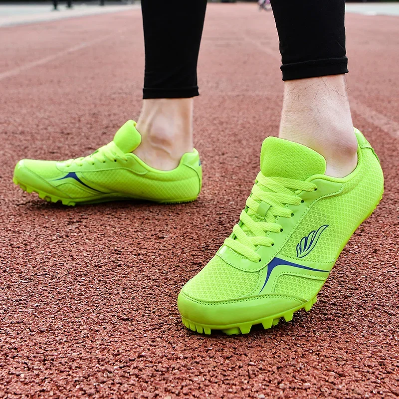 Spike Running Shoes for Couples Green Red Running Nails Sneakers Mens Womens Anti Slip Track Field Shoes Big Boy Spikes Shoes
Spike Running Shoes for Couples Green Red Running Nails Sneakers Mens Womens Anti Slip Track Field Shoes Big Boy Spikes Shoes
