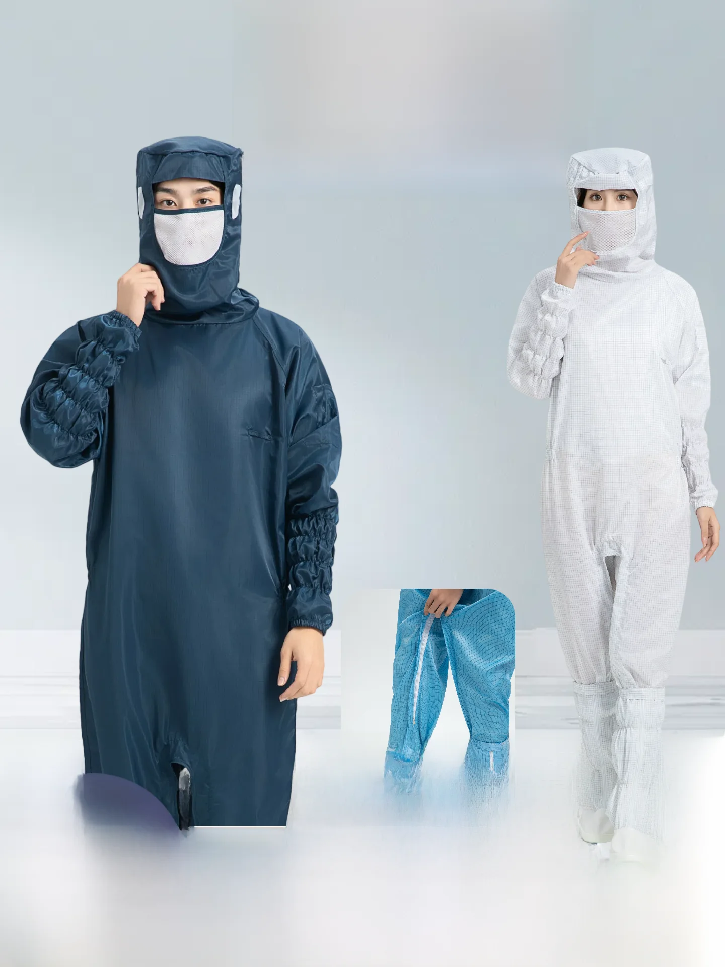 Anti-Static Cleanroom Suit Semiconductor Industry Overalls Pants Opening Design Four Seasons Universal Polyester Material
Anti-Static Cleanroom Suit Semiconductor Industry Overalls Pants Opening Design Four Seasons Universal Polyester Material