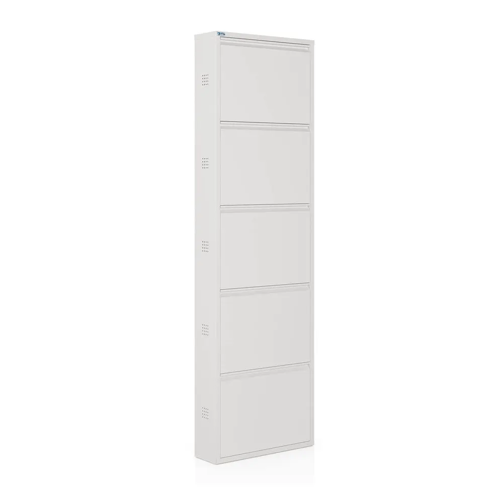 5 Tier Metal Shoe Cabinet with Cover, Durable Shoe Storage Organizer for Entryway, Space Saving Shoe Shelf Closet with Side Ven
5 Tier Metal Shoe Cabinet with Cover, Durable Shoe Storage Organizer for Entryway, Space Saving Shoe Shelf Closet with Side Ven