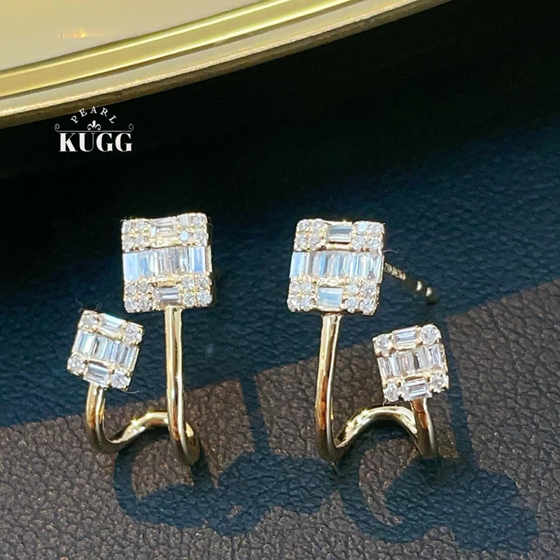 KUGG серьги из 100% белого/желтого золота 18 карат, серьги-гвоздики с настоящими натуральными бриллиантами, романтический стиль, высокие свадебные украшения для женщин
KUGG серьги из 100% белого/желтого золота 18 карат, серьги-гвоздики с настоящими натуральными бриллиантами, романтический стиль, высокие свадебные украшения для женщин