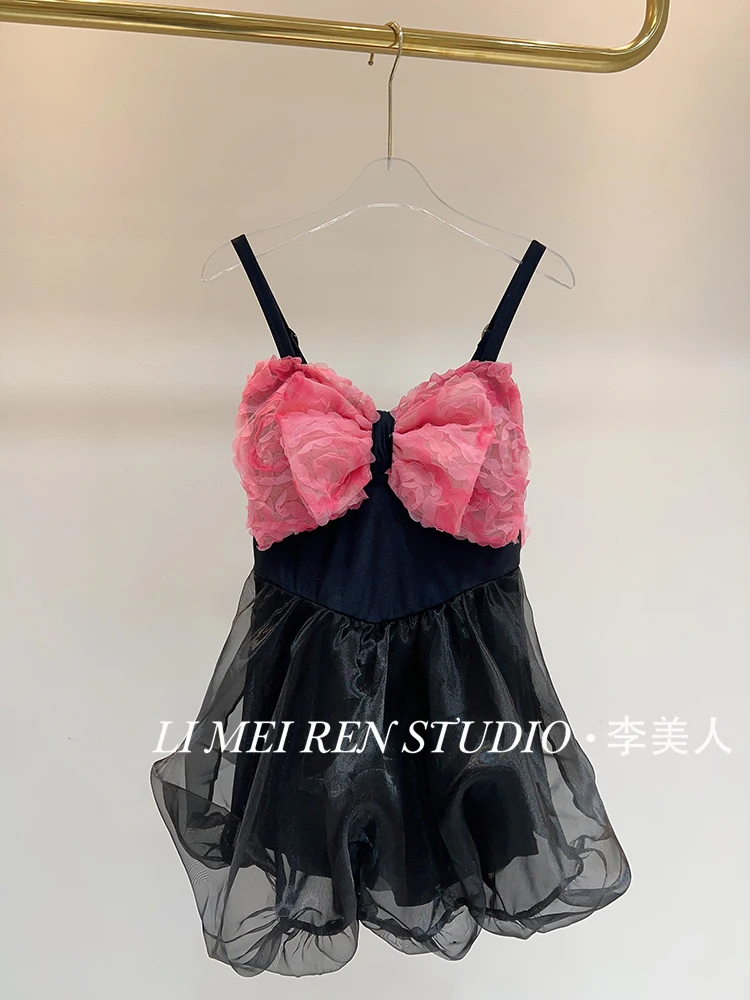 New Heavy Industry Pink Flower Splicing Butterfly Knot Mesh Puff Skirt Integrated Swimsuit
New Heavy Industry Pink Flower Splicing Butterfly Knot Mesh Puff Skirt Integrated Swimsuit