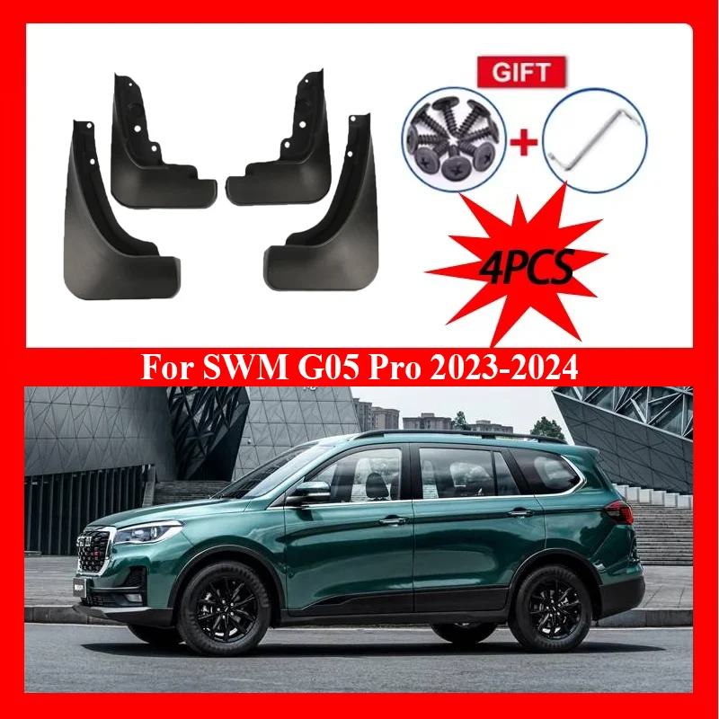 Auto Accessories For SWM G05 Pro 2023 2024 ABS Car MudFlaps Front Rear Fender Wheel Cover Guard Mudguard Splash Guard Mud Flaps
Auto Accessories For SWM G05 Pro 2023 2024 ABS Car MudFlaps Front Rear Fender Wheel Cover Guard Mudguard Splash Guard Mud Flaps