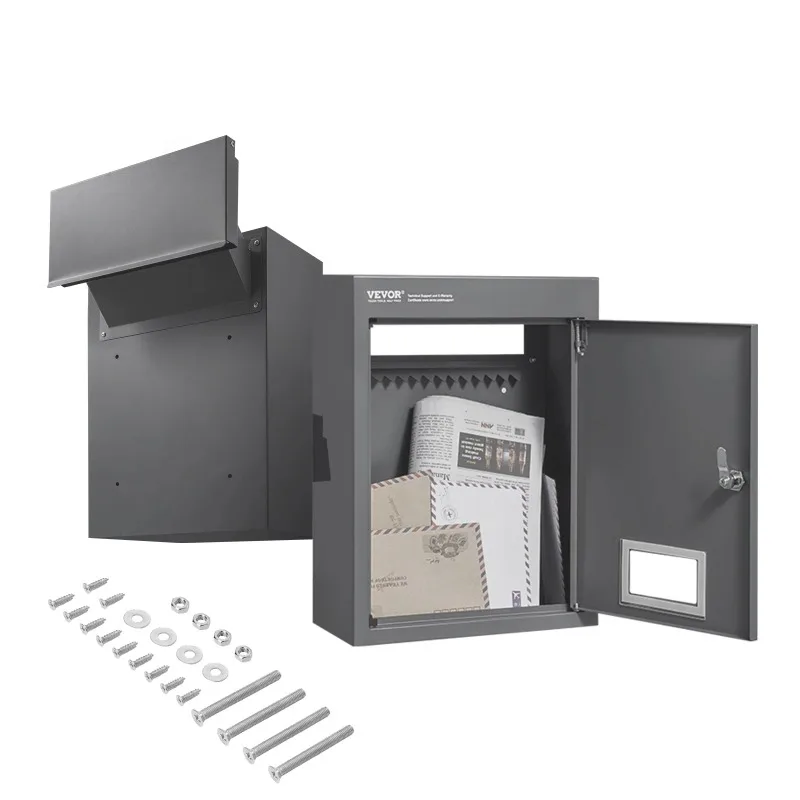 Through The Wall Drop Box, Heavy Duty Steel Through the Wall Mailbox with 2.8-7.9" 13" Combination Lock, Mail Drop Box
Through The Wall Drop Box, Heavy Duty Steel Through the Wall Mailbox with 2.8-7.9" 13" Combination Lock, Mail Drop Box