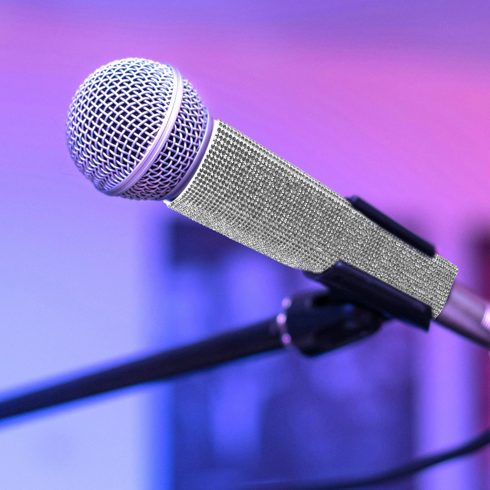 Microphone Cover Microphone Sleeve Rhinestone Case Red Sturdy Decorative Protective Glitter Sleeve Mic Accessories
Microphone Cover Microphone Sleeve Rhinestone Case Red Sturdy Decorative Protective Glitter Sleeve Mic Accessories