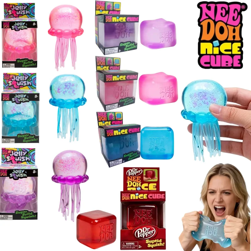 Schylling Nee Doh Jellyfish & Cube Squish Toy, Soft Jelly Squeeze Stress Relief Fidget Toy, Sensory NeeDoh for Kids & Adults
Schylling Nee Doh Jellyfish & Cube Squish Toy, Soft Jelly Squeeze Stress Relief Fidget Toy, Sensory NeeDoh for Kids & Adults