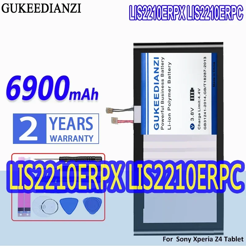 Аккумулятор GUKEEDIANZI большой емкости LIS2210ERPX LIS2210ERPC 6900 мАч для Sony Xperia Z4 Tablet SGP712 SGP771 1291-0052 Аккумуляторы
Аккумулятор GUKEEDIANZI большой емкости LIS2210ERPX LIS2210ERPC 6900 мАч для Sony Xperia Z4 Tablet SGP712 SGP771 1291-0052 Аккумуляторы