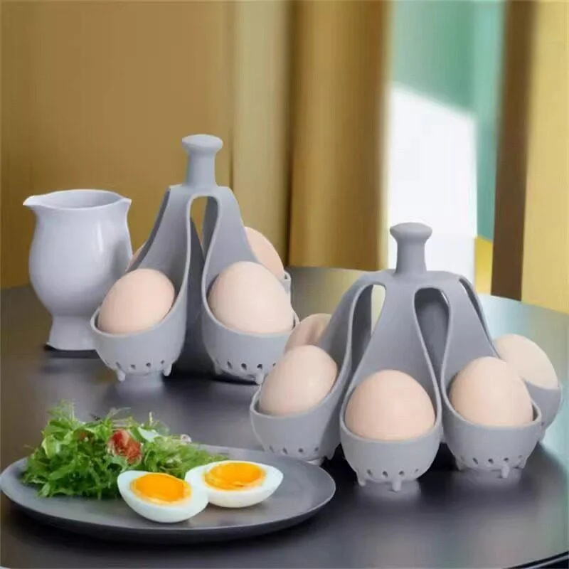 Food Grade Silicone Egg Cooker Stand High Temperature Resistant Kitchen Tool Egg Holder Storage Tray for DIY Mold Cooking
Food Grade Silicone Egg Cooker Stand High Temperature Resistant Kitchen Tool Egg Holder Storage Tray for DIY Mold Cooking