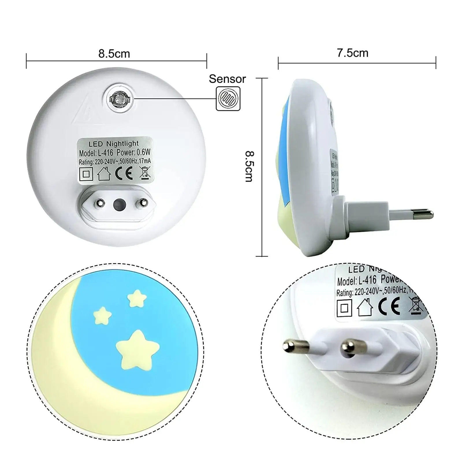 2Pcs Plug evening wall Mounted Environmental Friendly for Kitchen
2Pcs Plug evening wall Mounted Environmental Friendly for Kitchen