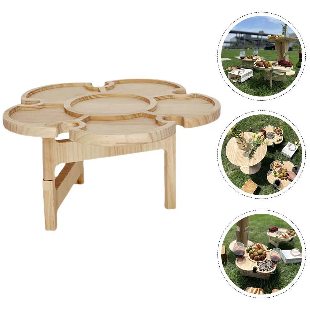 Portable Folding Wine Tables Picnic Camping Dining Outdoor Multi-layer Wood Foldable Travel
Portable Folding Wine Tables Picnic Camping Dining Outdoor Multi-layer Wood Foldable Travel