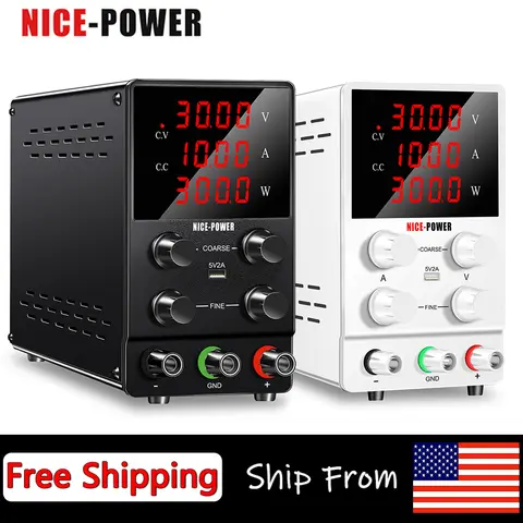 DC Laboratory DC Power Supply Adjustable 30V 10A 60V 5A 120V 3A Digit Display Voltage Regulator Lab bench Power Supply