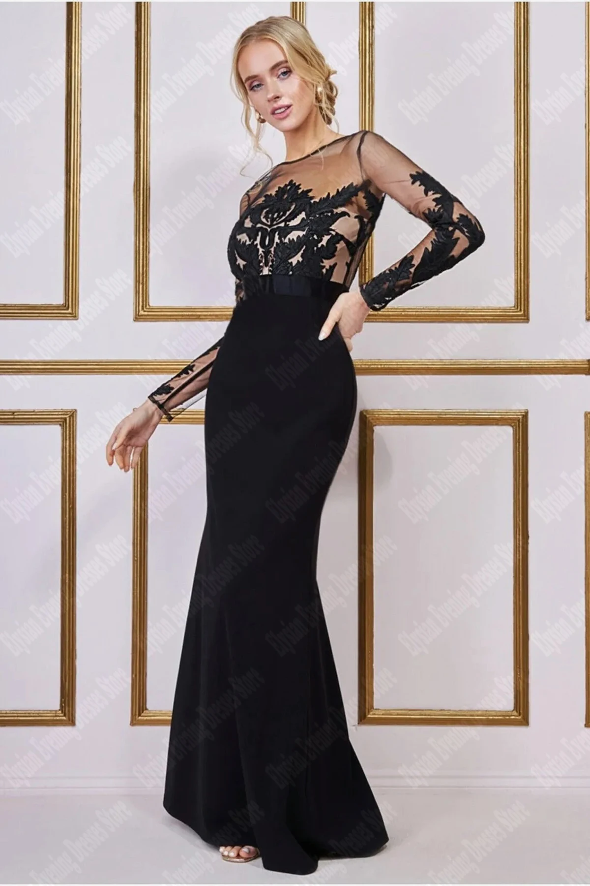 Sexy Lace Round Neck Lady Evening Dresses Mermaid High Fork Beach Party Prom Gowns New Tight Fit Wrap Buttocks Vestidos De Noche
Sexy Lace Round Neck Lady Evening Dresses Mermaid High Fork Beach Party Prom Gowns New Tight Fit Wrap Buttocks Vestidos De Noche