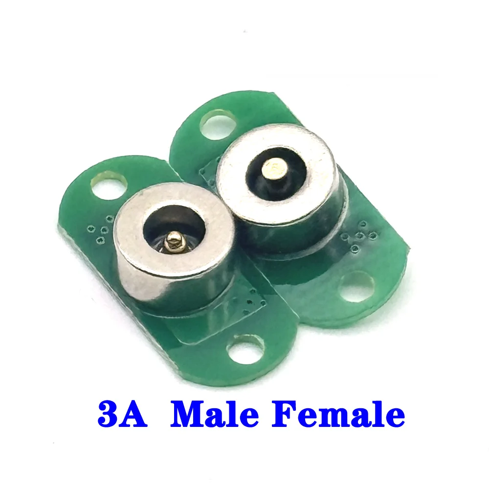 1Pcs 1Set 3A DC Magnetic Pogo Pin Connector Pogopin Male Female spacing Spring Loaded DC Power Socket With installation holes
1Pcs 1Set 3A DC Magnetic Pogo Pin Connector Pogopin Male Female spacing Spring Loaded DC Power Socket With installation holes