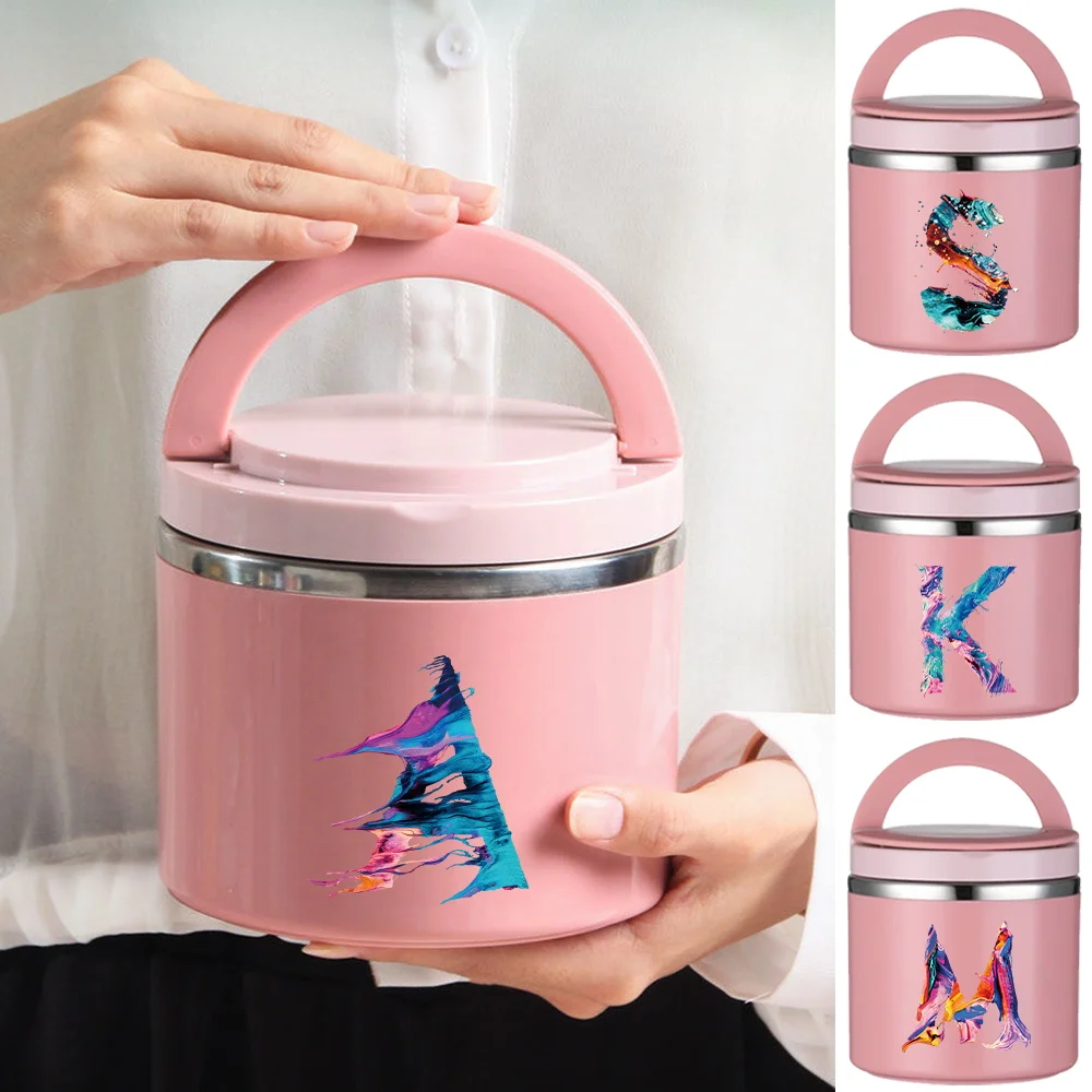 New Thermal Jar Insulated Soup Cup Children Worker Lunch Box Paint Letter Series Portable Camping Picnic Simple Bento Lunch Box
New Thermal Jar Insulated Soup Cup Children Worker Lunch Box Paint Letter Series Portable Camping Picnic Simple Bento Lunch Box
