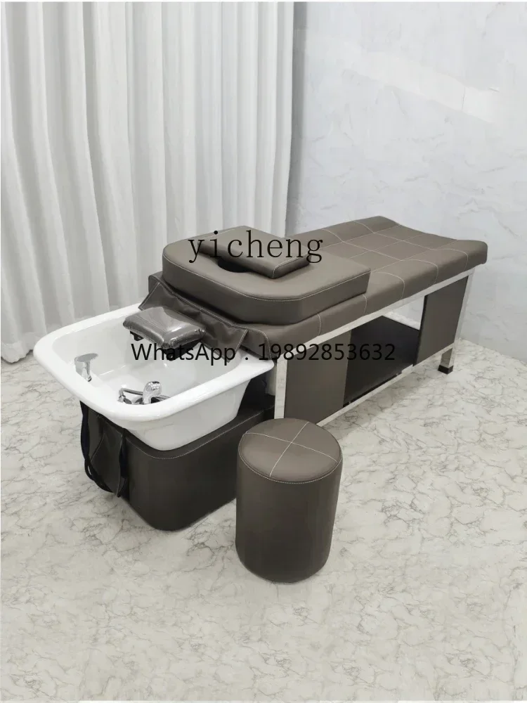 Y1 Thai Style Shampoo Chair Hair Saloon Dedicated Ceramic Basin Stainless Steel Massage Couch
Y1 Thai Style Shampoo Chair Hair Saloon Dedicated Ceramic Basin Stainless Steel Massage Couch