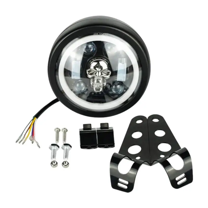 Для универсальных мотоциклетных фар, светодиодные водонепроницаемые круглые фары, супер яркие запасные части, прожектор для бездорожья 
Для универсальных мотоциклетных фар, светодиодные водонепроницаемые круглые фары, супер яркие запасные части, прожектор для бездорожья