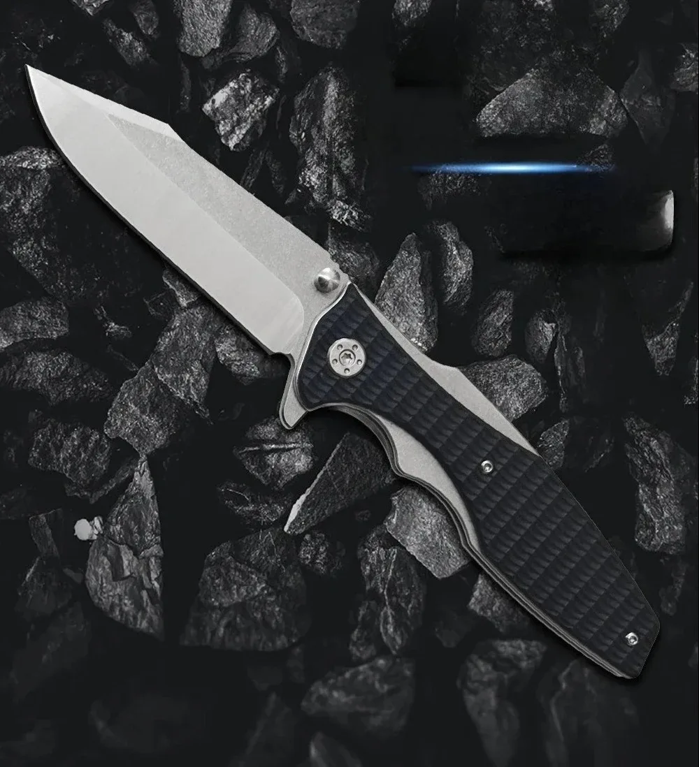 0393 Складной нож 9Cr18MoV Blade G10 Ручка Открытый портативный охотничий карманный нож EDC, походный нож высокой твердости
0393 Складной нож 9Cr18MoV Blade G10 Ручка Открытый портативный охотничий карманный нож EDC, походный нож высокой твердости