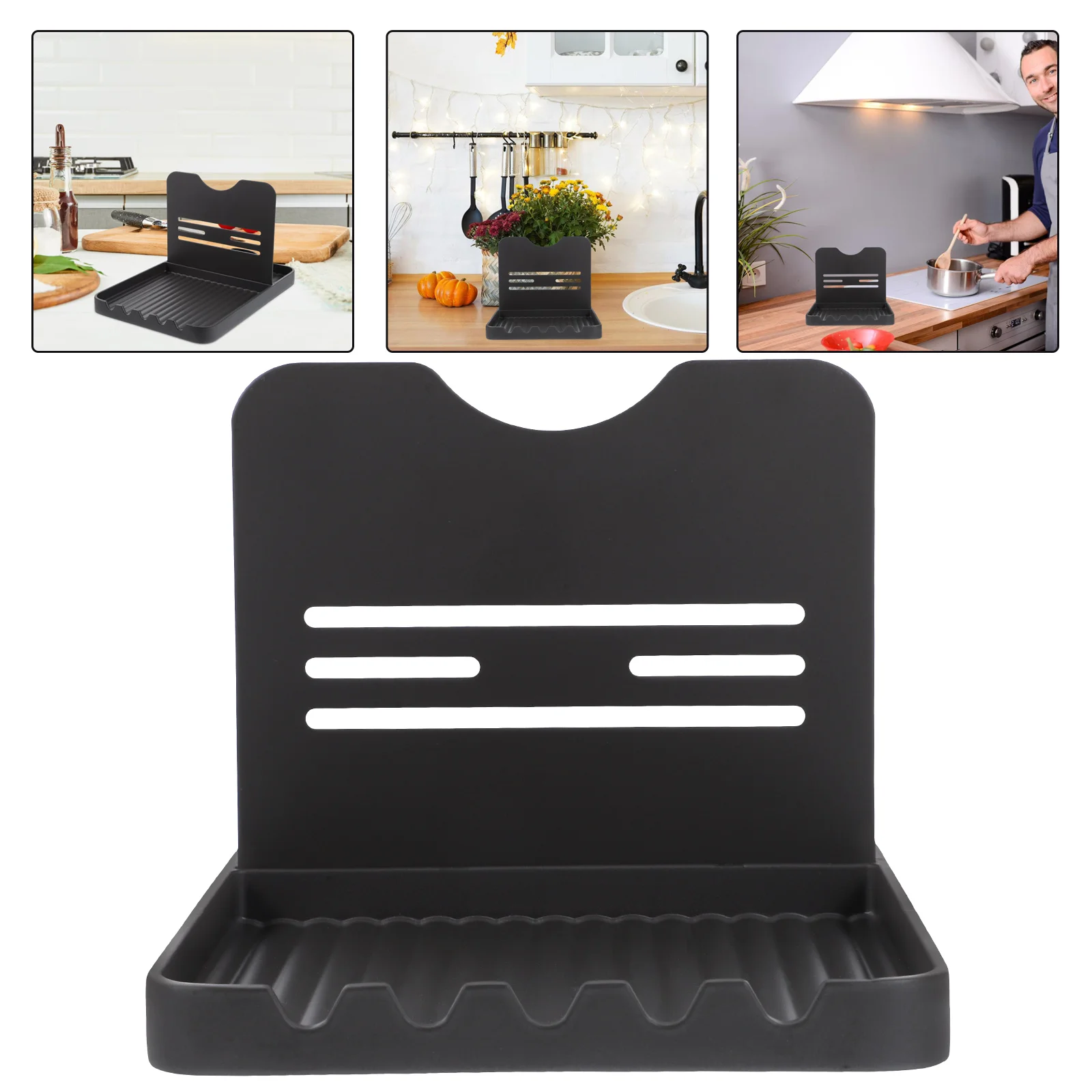 1pc Multifunctional Kitchen Spoon Rest Pot Lid Rack Countertop Utensil Holder Drying Stand Household Organizer Pan Cover Storage
1pc Multifunctional Kitchen Spoon Rest Pot Lid Rack Countertop Utensil Holder Drying Stand Household Organizer Pan Cover Storage