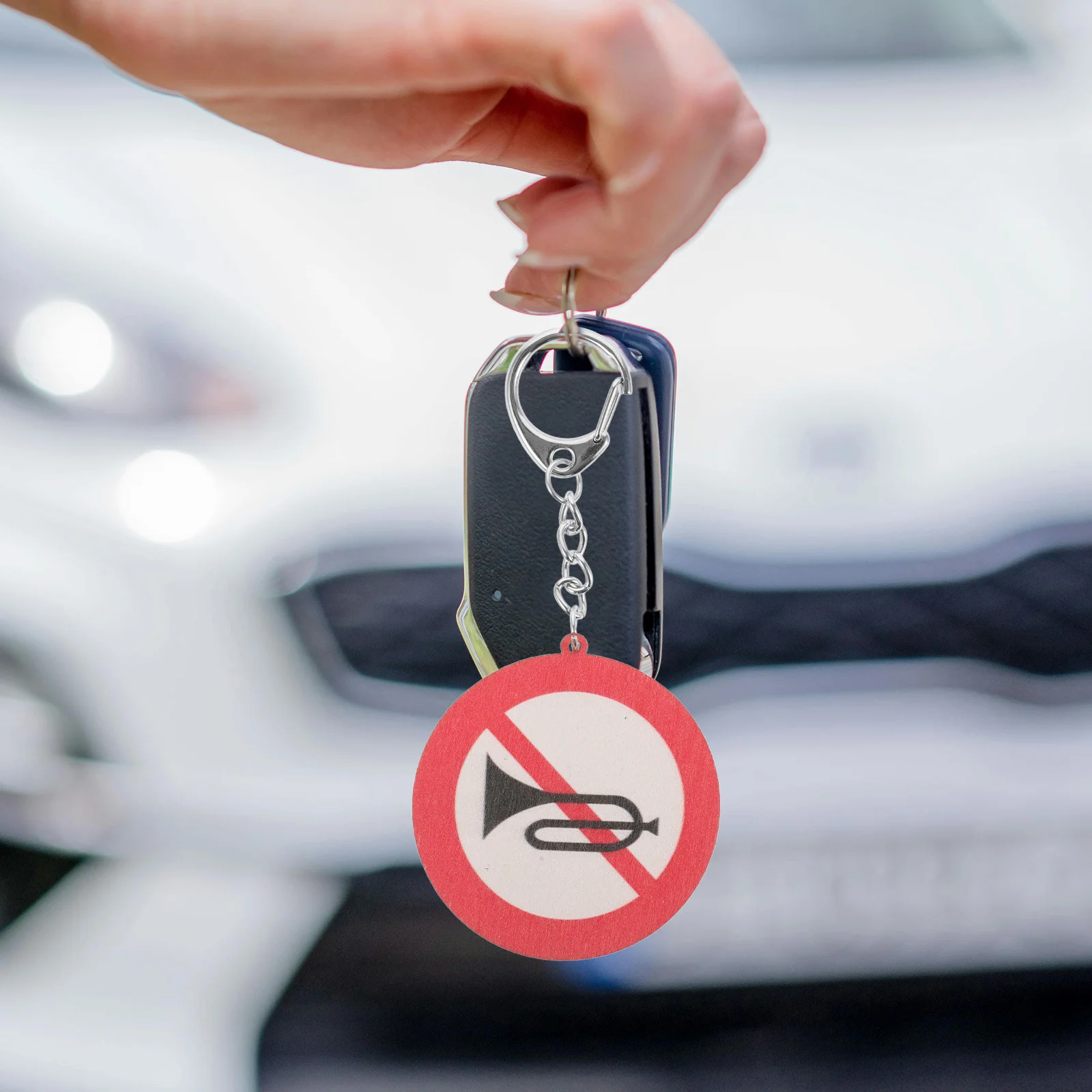 Stylish Traffic Sign Keychain No Honking Pendant Bag Car Decor Creative Keyring Gift Traffic Sign Keychain Purse Key Chain
Stylish Traffic Sign Keychain No Honking Pendant Bag Car Decor Creative Keyring Gift Traffic Sign Keychain Purse Key Chain