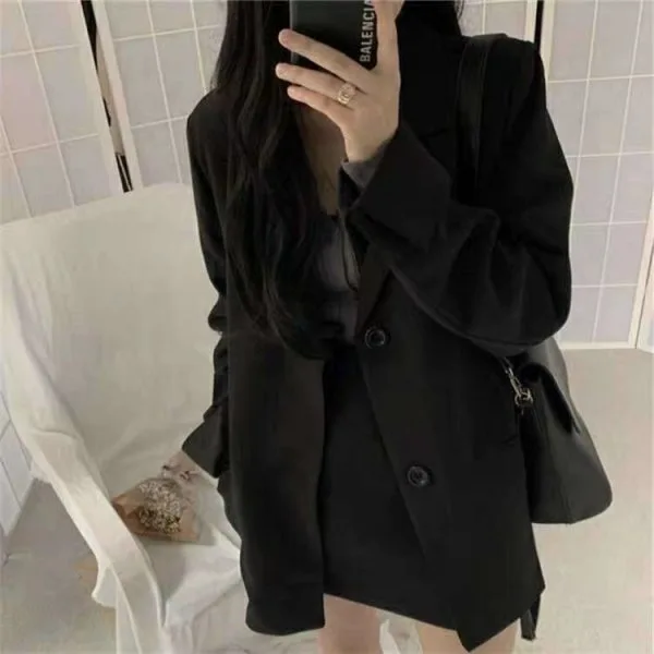 Ladies Blazers High Quality Shoulder Pads Tops Womens Vintage Small Colors Outerwear Plaid Suits Print One Stand Pad Street
Ladies Blazers High Quality Shoulder Pads Tops Womens Vintage Small Colors Outerwear Plaid Suits Print One Stand Pad Street