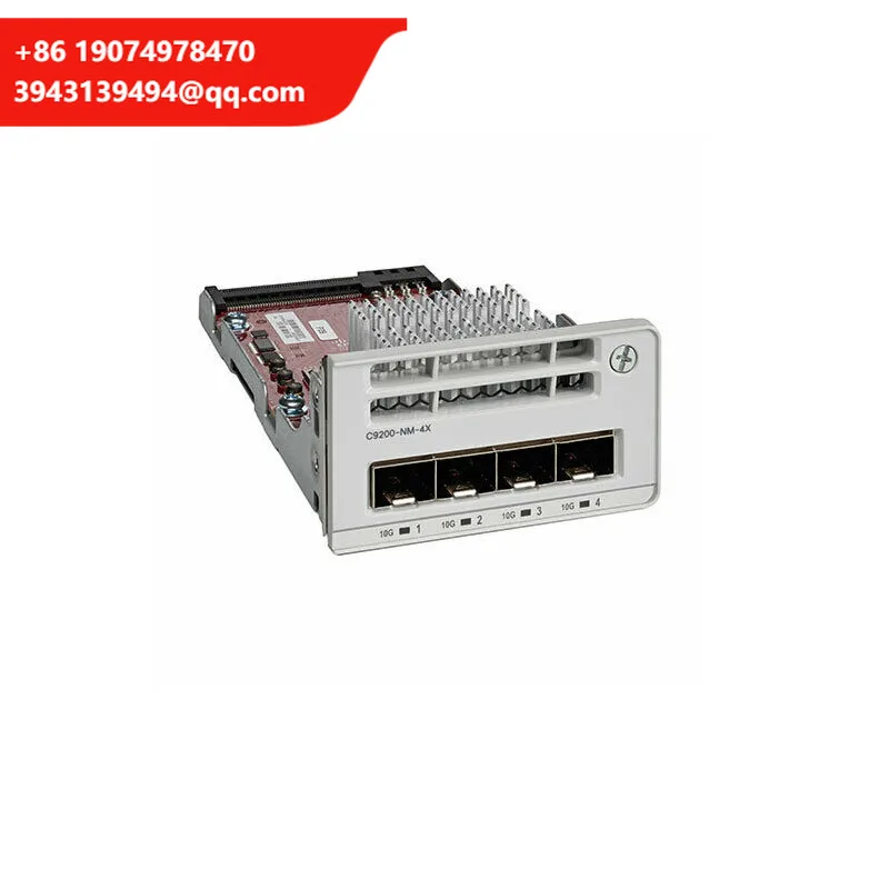 C9200 Series 4 Port 10 Gigabit Ethernet Network Module C9200-NM-4X
C9200 Series 4 Port 10 Gigabit Ethernet Network Module C9200-NM-4X