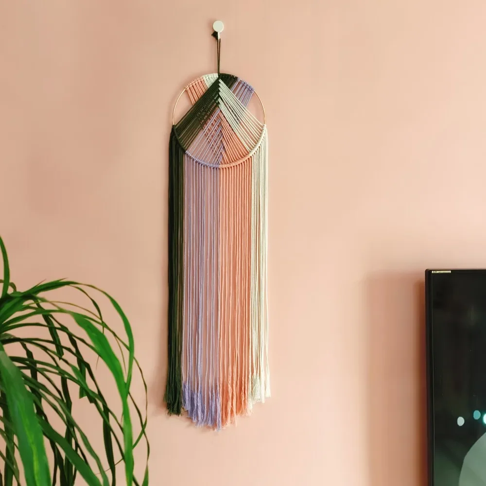 Hand Knotted Macrame Dream Catcher Handcrafted Wall Hanging Decorations Sweet Home Decor Children Kids Birthday Presents Gifts
Hand Knotted Macrame Dream Catcher Handcrafted Wall Hanging Decorations Sweet Home Decor Children Kids Birthday Presents Gifts