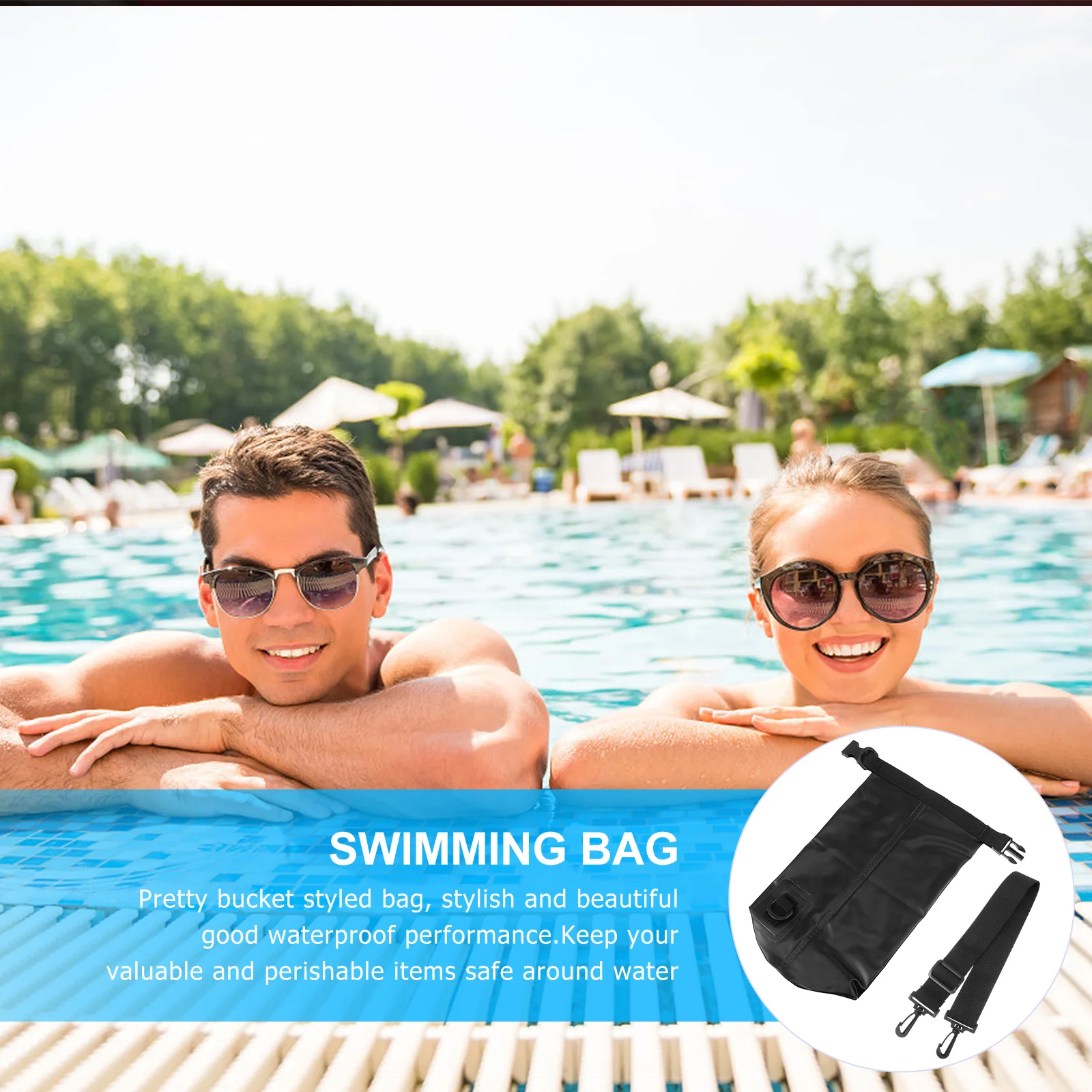 1Pcs Essential PVC Waterproof Bucket Bag for Outdoor Activities Good for Mobile Cameras Clothes PVC Waterproof Bag
1Pcs Essential PVC Waterproof Bucket Bag for Outdoor Activities Good for Mobile Cameras Clothes PVC Waterproof Bag