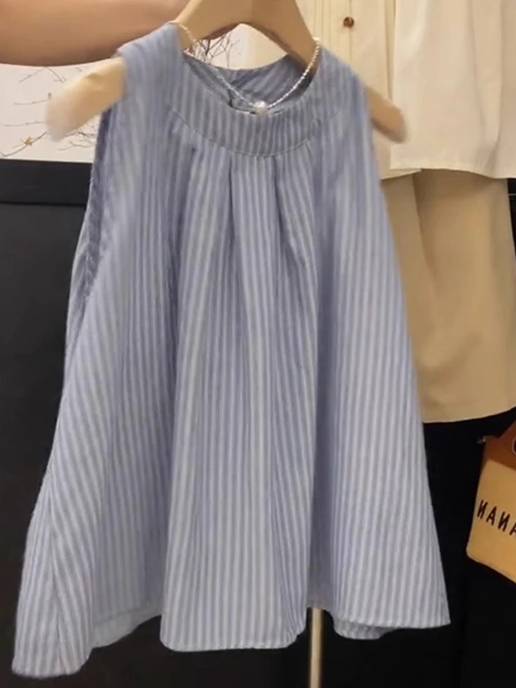 Ele Light Maturi Sle Color Blo Striped Svel Vest Loose Slimming Summer Hollow out irt Women's Top Korean Ve...
Ele Light Maturi Sle Color Blo Striped Svel Vest Loose Slimming Summer Hollow out irt Women's Top Korean Ve...