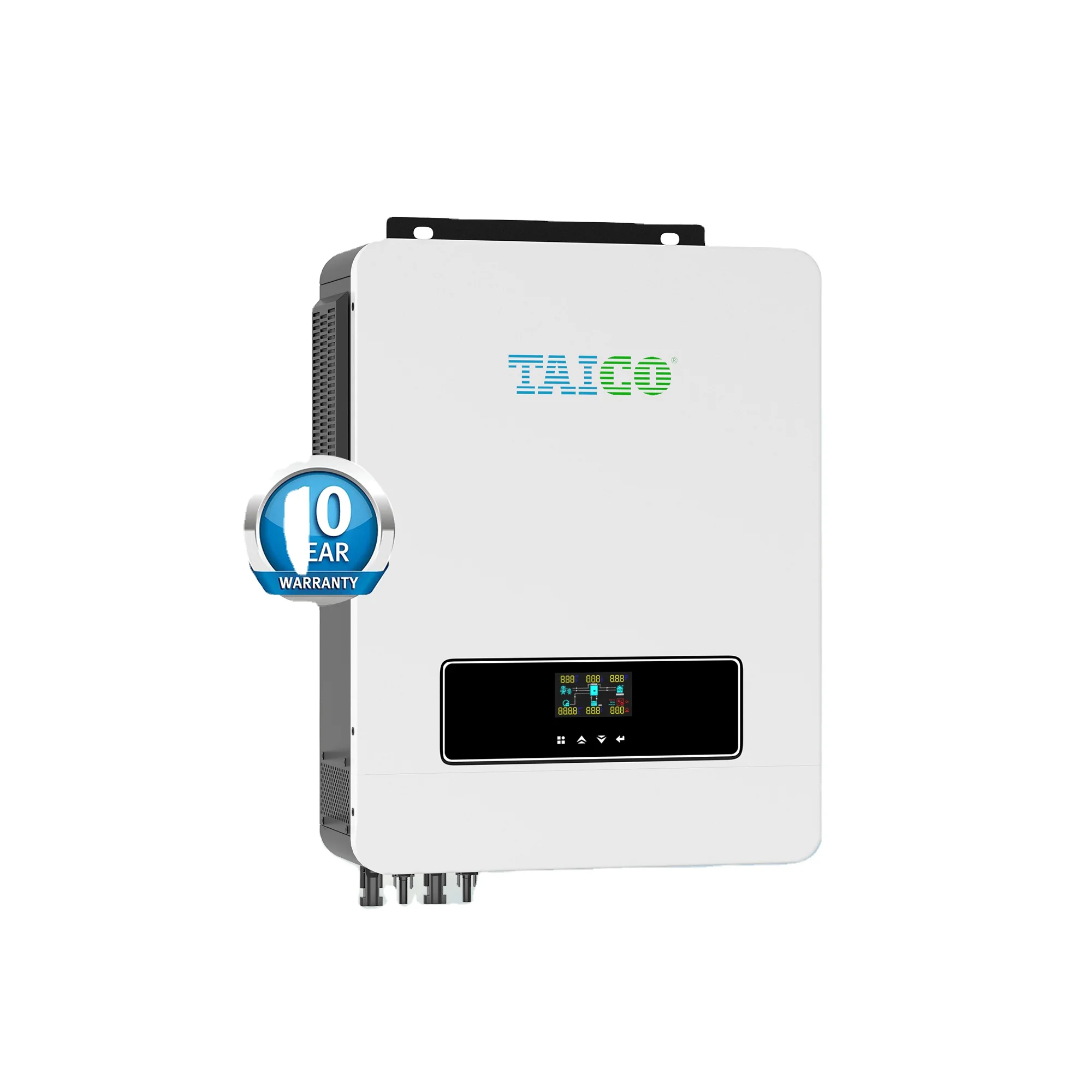 TAICO MPPT built-in residential 48V solar inverter off grid 5.5kw hybrid for home
TAICO MPPT built-in residential 48V solar inverter off grid 5.5kw hybrid for home