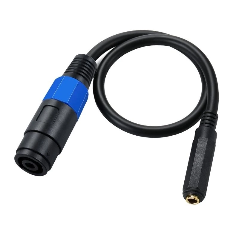 652F 1/4" Female to Speakon Female Connector Cable Patch SpeakON Plug to 6.35mm TS Speaker Interconnect Wire
652F 1/4" Female to Speakon Female Connector Cable Patch SpeakON Plug to 6.35mm TS Speaker Interconnect Wire