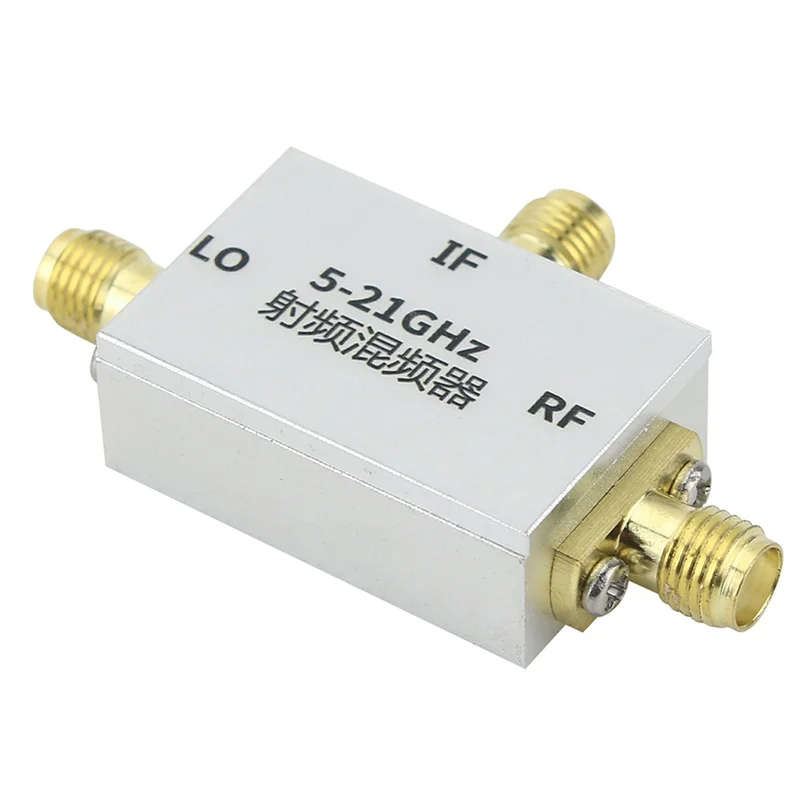 -A20Z 5-21 ГГц RF-частотный микшер вверх и вниз преобразователь частоты C/X/KU полосовой микшер RF аксессуар с разъемом SMA-K
-A20Z 5-21 ГГц RF-частотный микшер вверх и вниз преобразователь частоты C/X/KU полосовой микшер RF аксессуар с разъемом SMA-K