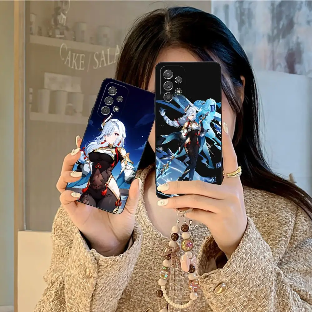 Game GI Shenhe Matte TPU Mobile Phone Case for Samsung Galaxy M55 54 42 35 34 33 32 23 22 15 14 13 12 F55 5G Colorful Cover
Game GI Shenhe Matte TPU Mobile Phone Case for Samsung Galaxy M55 54 42 35 34 33 32 23 22 15 14 13 12 F55 5G Colorful Cover