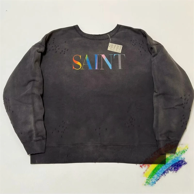 Rainbow SAINT Printed Logo Sweatshirts Men Women 1:1 Best Quality Crewneck Pullovers
Rainbow SAINT Printed Logo Sweatshirts Men Women 1:1 Best Quality Crewneck Pullovers