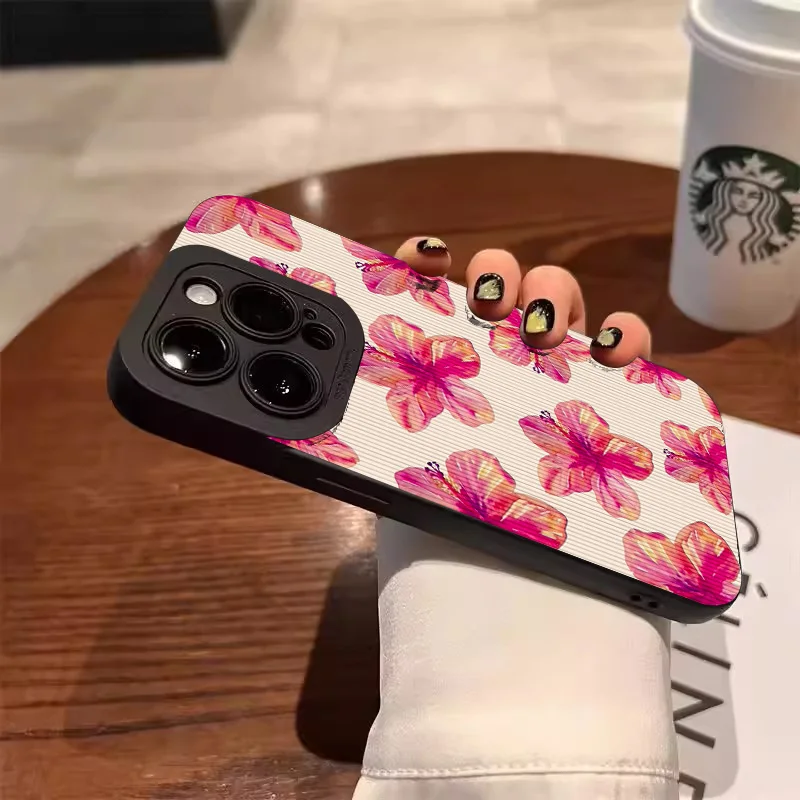 Delicate Floral Pattern Soft TPU Protective Phone Case For iPhone 16 Pro Max 15 14 Plus 13 12 Mini 11 XS X XR 7 8 Plus 16E Cover
Delicate Floral Pattern Soft TPU Protective Phone Case For iPhone 16 Pro Max 15 14 Plus 13 12 Mini 11 XS X XR 7 8 Plus 16E Cover