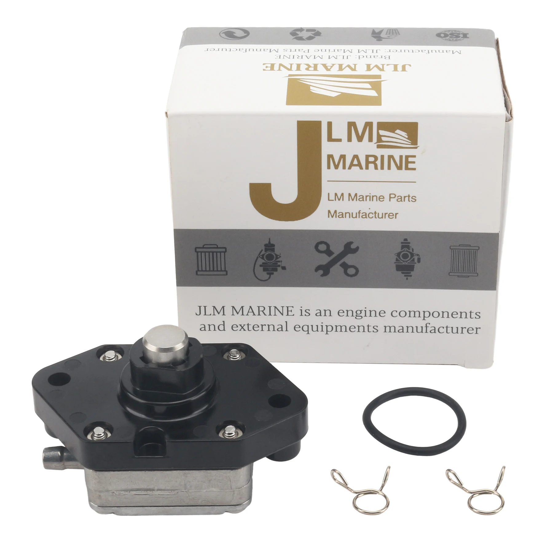 JLM 67D-24410-00 for Yamaha 4 HP F4 5 HP F5 4 Stroke Marine Outboard Fuel Pump With Gaskets & Clamps 6BX-24410-01 18-35304
JLM 67D-24410-00 for Yamaha 4 HP F4 5 HP F5 4 Stroke Marine Outboard Fuel Pump With Gaskets & Clamps 6BX-24410-01 18-35304