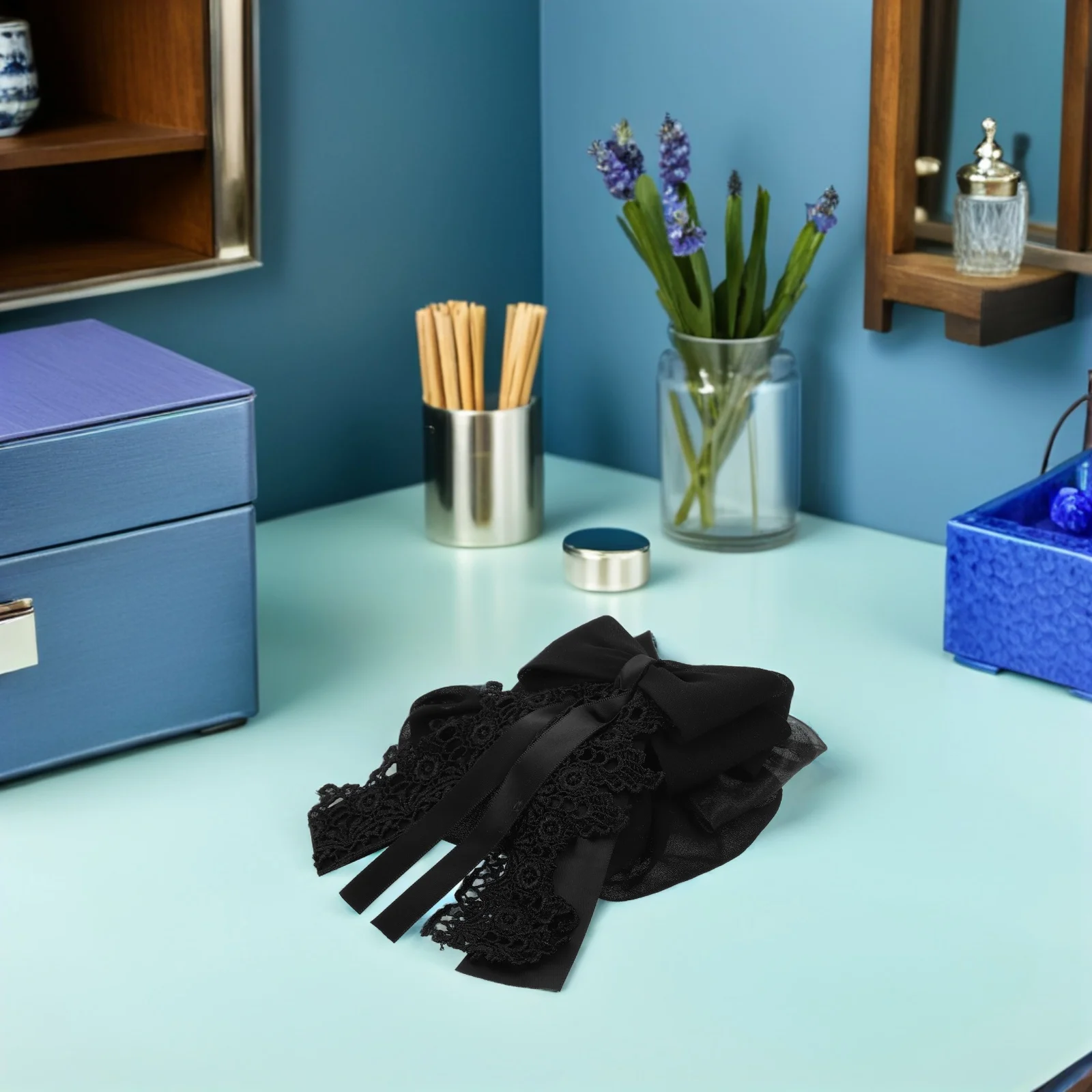 Black Bowknot Hair Snood Net Professional Spring Clip Bun Cover For Women Work Styling Accessories Hair Bun Holder Mesh
Black Bowknot Hair Snood Net Professional Spring Clip Bun Cover For Women Work Styling Accessories Hair Bun Holder Mesh