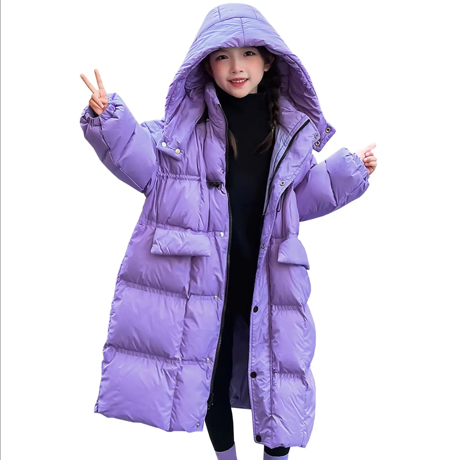Girls Winter Coat,Longstyle Hooded Children's Warm Down Cotton Overcoat,Puffer Jacket,Windproof Kids Parka,Loose Quilted,Outwear
Girls Winter Coat,Longstyle Hooded Children's Warm Down Cotton Overcoat,Puffer Jacket,Windproof Kids Parka,Loose Quilted,Outwear