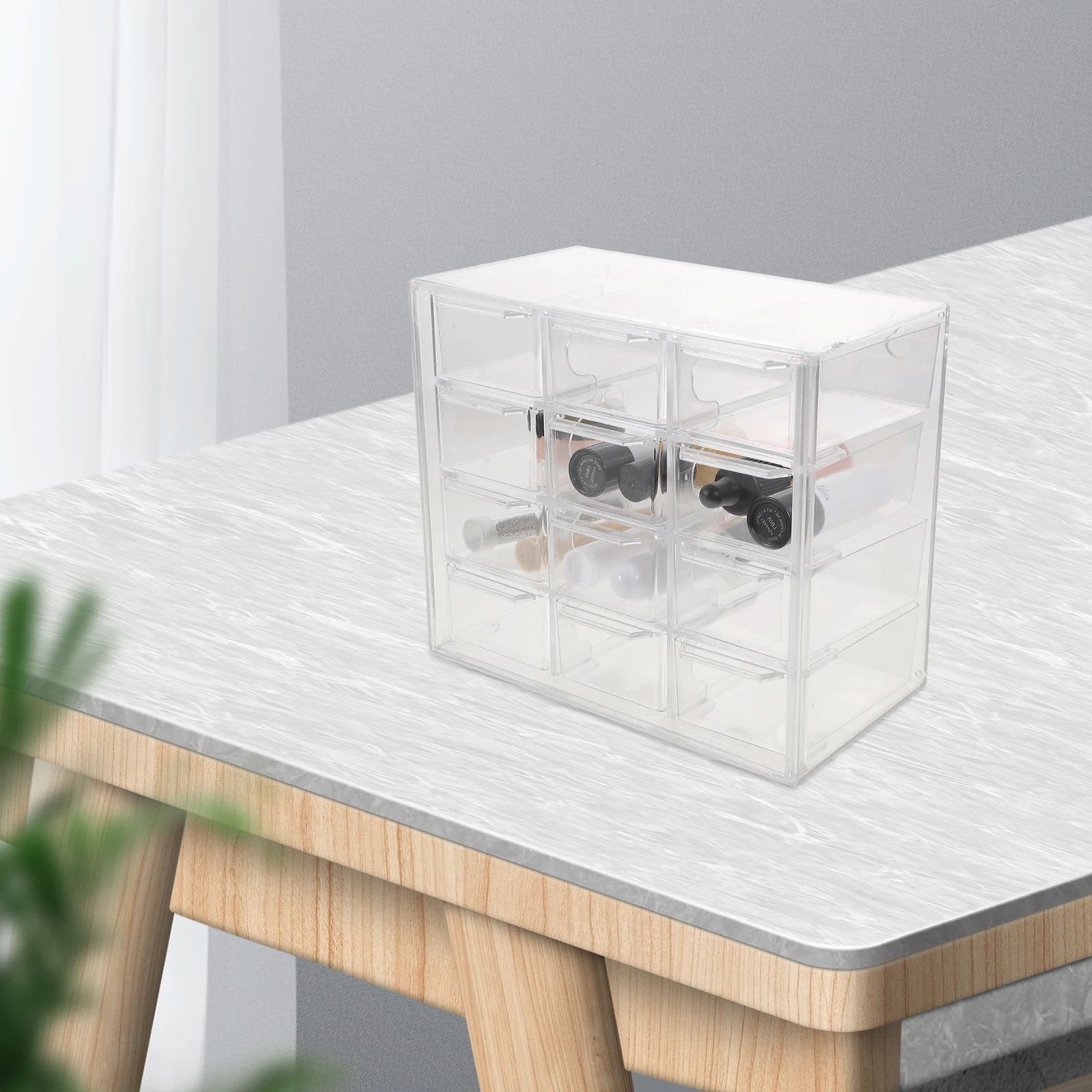 Dust-proof Storage Box Drawers Stationery Container Desk Cosmetics Organizer Transparent Desktop Office
Dust-proof Storage Box Drawers Stationery Container Desk Cosmetics Organizer Transparent Desktop Office