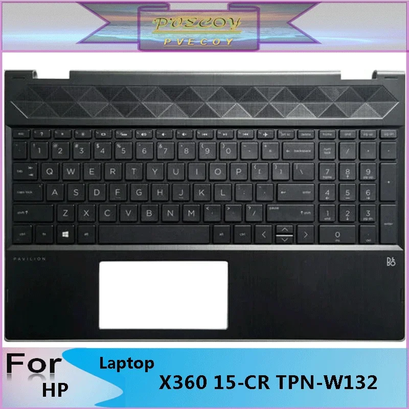 New Original For Pavilion X360 15-CR TPN-W132 Laptop Palmrest Case Keyboard US English Version Upper Cover
New Original For Pavilion X360 15-CR TPN-W132 Laptop Palmrest Case Keyboard US English Version Upper Cover