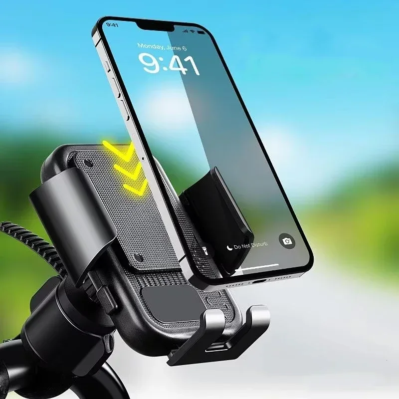 Motorcycle Phone Stand Shockproof Phone Mount Universal Navigation Holder for Bicycle Motorcycle Bike Safe Riding Accessories
Motorcycle Phone Stand Shockproof Phone Mount Universal Navigation Holder for Bicycle Motorcycle Bike Safe Riding Accessories