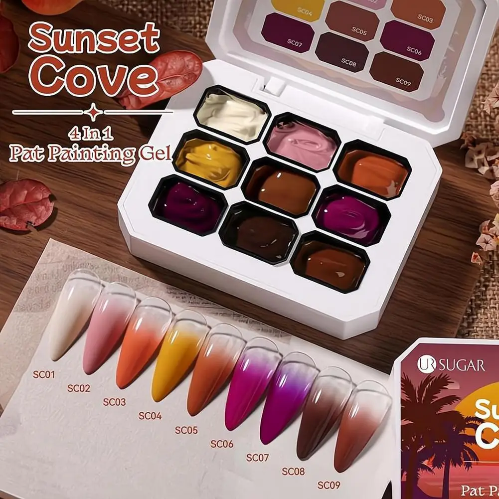 UR SUGAR 9 Colors Patting Painting Gel Nail Polish Set 4 in 1 UV LED Soak Off for Nail Art Sponge Gradient Design Non Damage
UR SUGAR 9 Colors Patting Painting Gel Nail Polish Set 4 in 1 UV LED Soak Off for Nail Art Sponge Gradient Design Non Damage