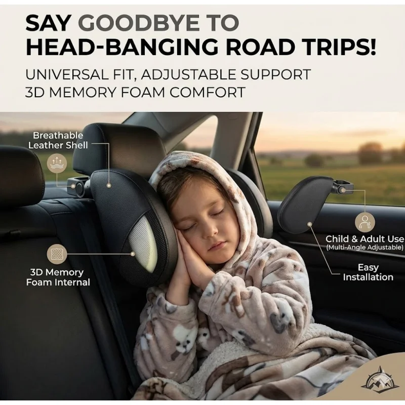 Auto Car Seat Headrest Side Support Kids Travel Sleep Neck Pillow
Auto Car Seat Headrest Side Support Kids Travel Sleep Neck Pillow