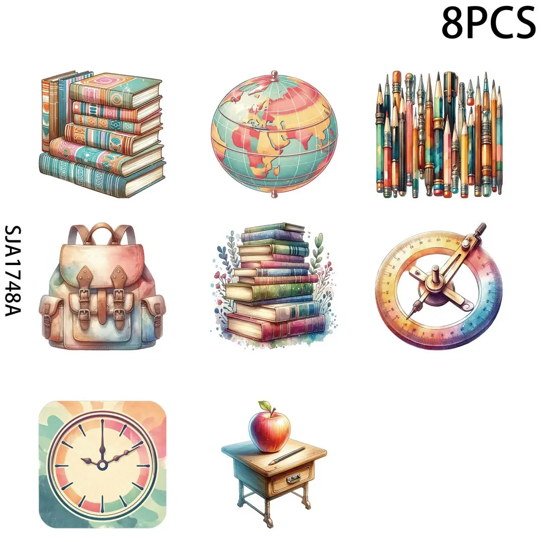 Pen, book, dinosaur, painting UV DTF Cup Wraps - 8 Sheets Tumbler Wrap for 16 oz Glass Coffee Cups, Transfer Stickers
Pen, book, dinosaur, painting UV DTF Cup Wraps - 8 Sheets Tumbler Wrap for 16 oz Glass Coffee Cups, Transfer Stickers