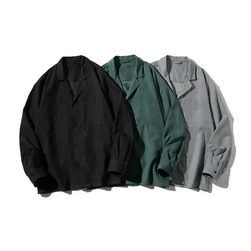 2023 Spring and Autumn New Men's Fashion Shirt Coat Loose Fashion Men's Long Sleeve Shirt
2023 Spring and Autumn New Men's Fashion Shirt Coat Loose Fashion Men's Long Sleeve Shirt