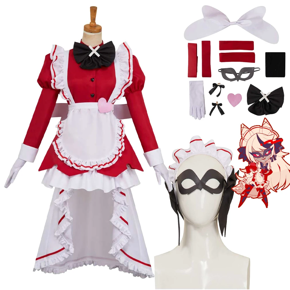 TV Hell Inn Cosplay Carmilla Carmine Dress Clothes Women Adult Party Disguise Outfits Suits Halloween Costume Carnival Roleplay
TV Hell Inn Cosplay Carmilla Carmine Dress Clothes Women Adult Party Disguise Outfits Suits Halloween Costume Carnival Roleplay