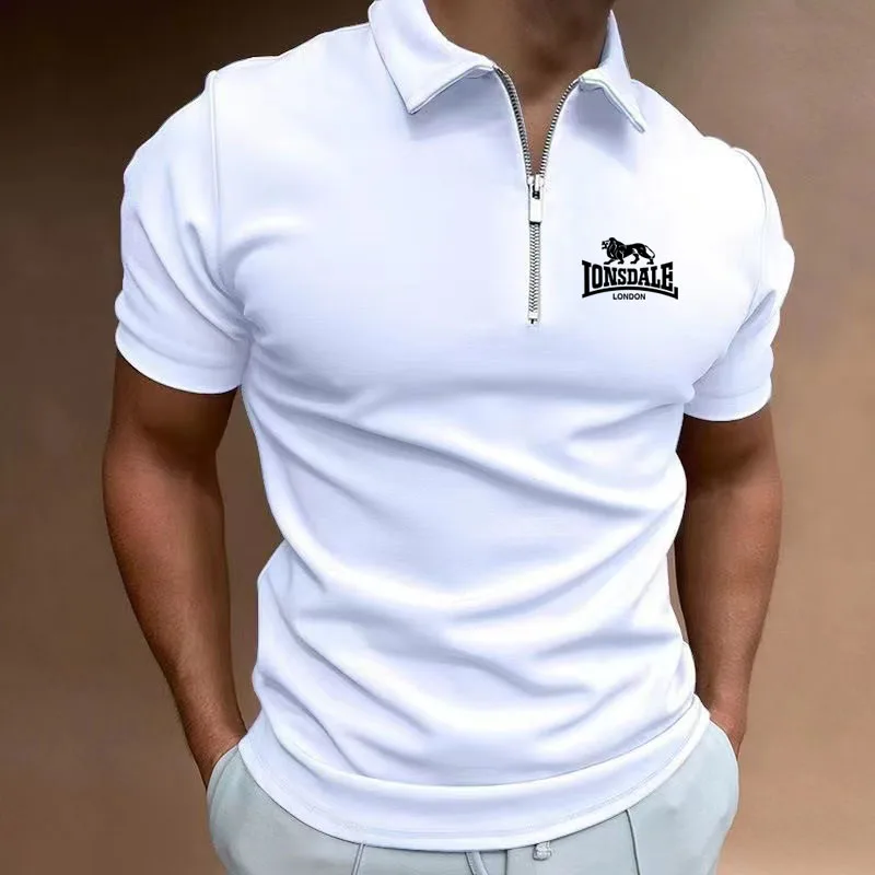 Men's Lapel Summer Short Sleeved Polos Shirt Casual Ribbed Breathable High-Quality Top Loose Fitting Work Clothes shirts for men
Men's Lapel Summer Short Sleeved Polos Shirt Casual Ribbed Breathable High-Quality Top Loose Fitting Work Clothes shirts for men