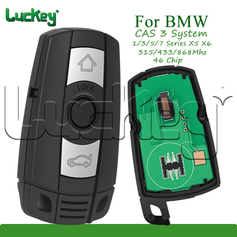 Car Remote Key for BMW CAS 3 System 1/3/5/7 Series X6 X5 Z4 E70 E71 E87 E60 E61 E90 315LP 315MHz 433Mhz 868MHz 46 Chip Car Key
Car Remote Key for BMW CAS 3 System 1/3/5/7 Series X6 X5 Z4 E70 E71 E87 E60 E61 E90 315LP 315MHz 433Mhz 868MHz 46 Chip Car Key