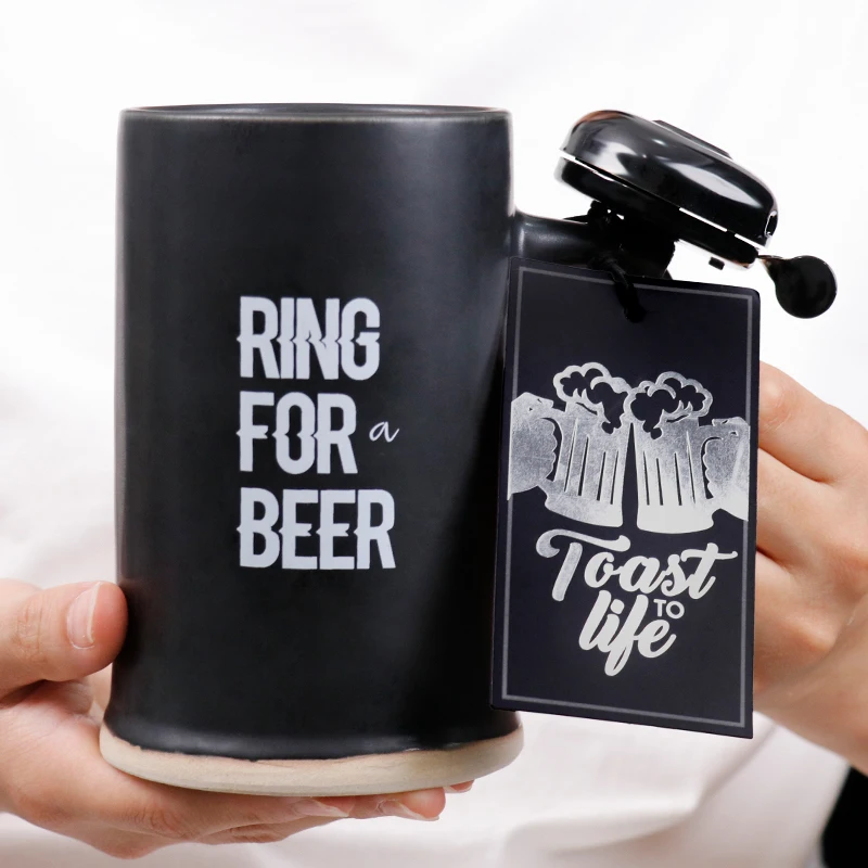Trending Premium 22OZ Ceramic Beer Mug With Bell Handles Men Beer Stein Set Unique Father‘s Day Gift For Beer Lovers Home Bar
Trending Premium 22OZ Ceramic Beer Mug With Bell Handles Men Beer Stein Set Unique Father‘s Day Gift For Beer Lovers Home Bar