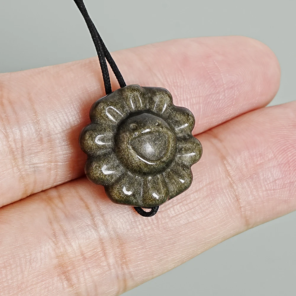 Набор из 5 золотистых подвесок-подсолнухов из обсидиана, 20 мм, золотисто-черные, с ярким цветочным узором, для создания позитивных украшений своими руками
Набор из 5 золотистых подвесок-подсолнухов из обсидиана, 20 мм, золотисто-черные, с ярким цветочным узором, для создания позитивных украшений своими руками